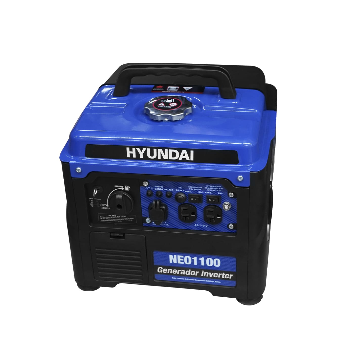 Generador Inverter Hyundai Portatil A Gasolina 3500W/60Hz