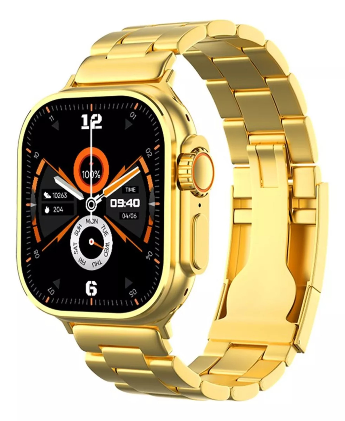 Smartwatch Reloj N22 Fralugio 2 En 1 Con Audífonos Tws Nfc Negro Fralugio  Sport