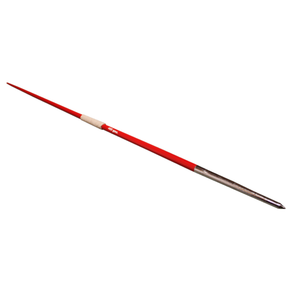 Jabalina de Aluminio Ultraligera Jabalina para Lanzamiento Profesional Color Rojo Jabalina de Punta para competencias para Profesionales y Principiantes Largo 220 cm Peso 600 g Diámetro 2.5cm