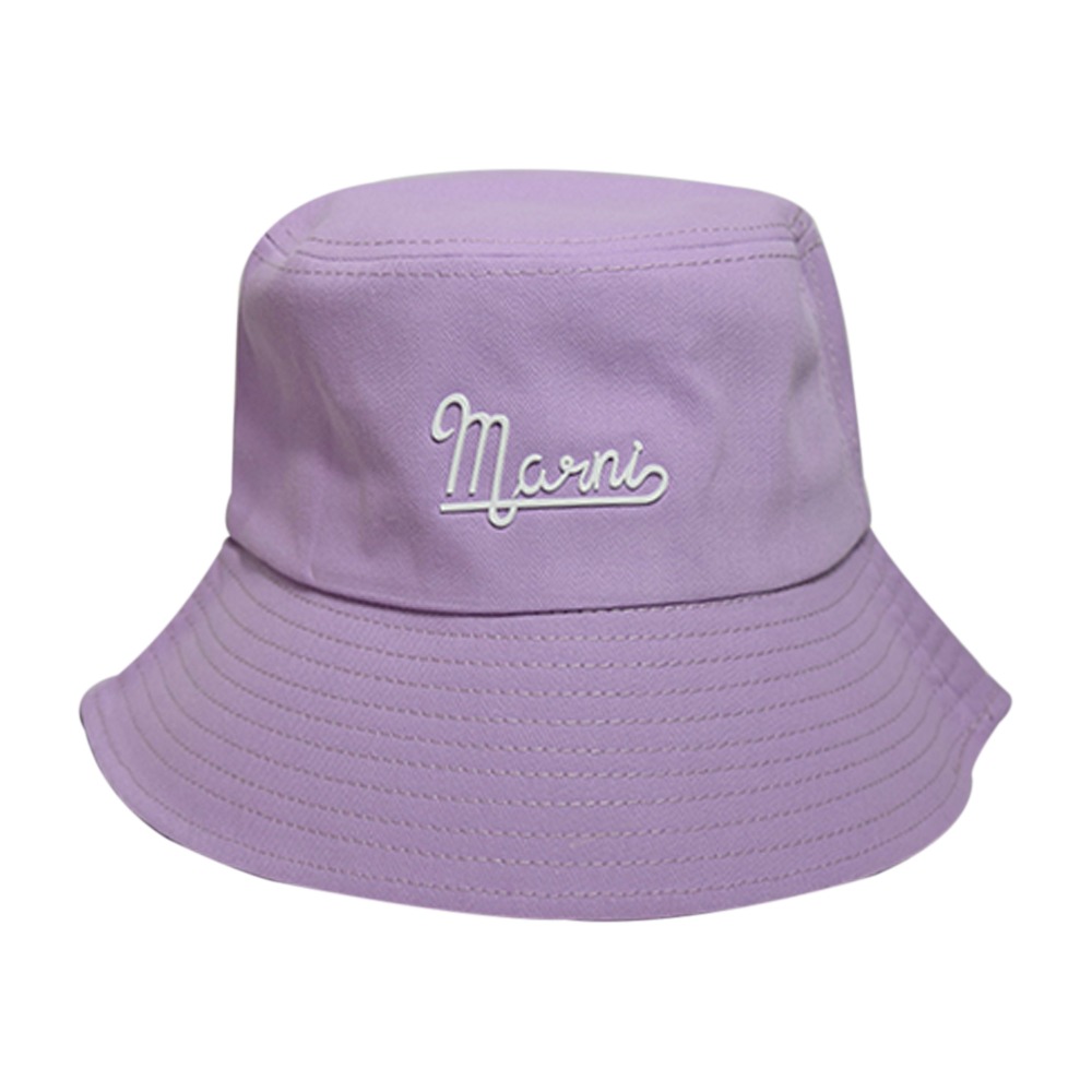 Gorro Para Sol De Pescador Bucket Estampado Morado Log-on