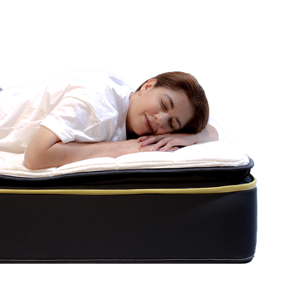 Voltti | Comfort | Colchón Abierto Híbrido Queen | Nano Memory Foam & Resortes Encapsulados | 28 CM