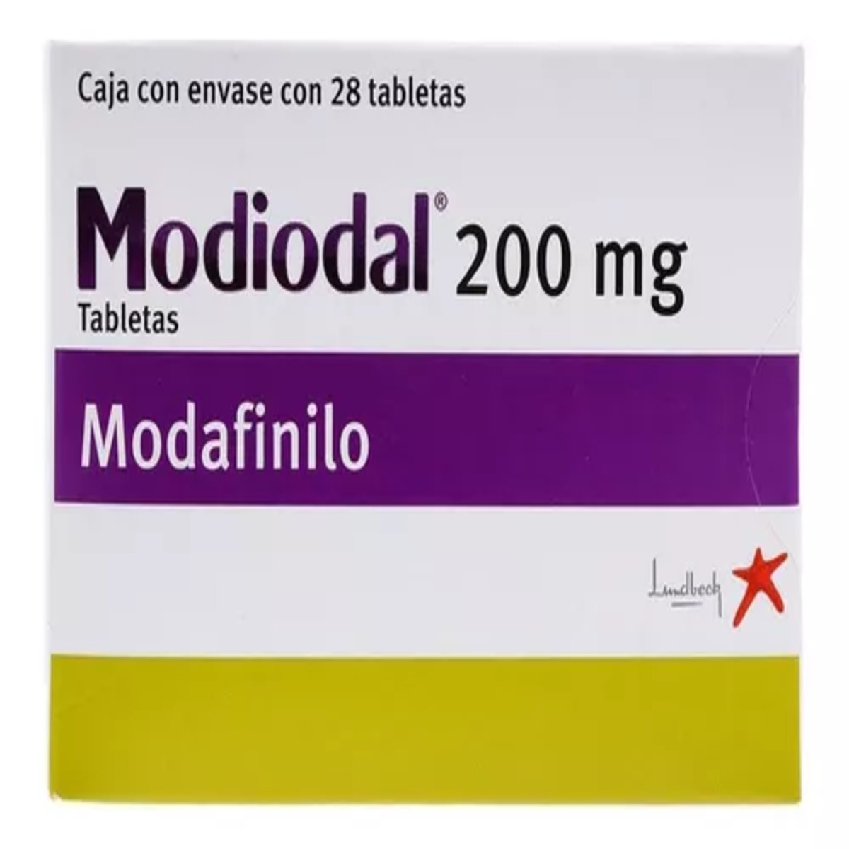 Modiodal 28 Tabletas Caja Modafinilo 200 MG
