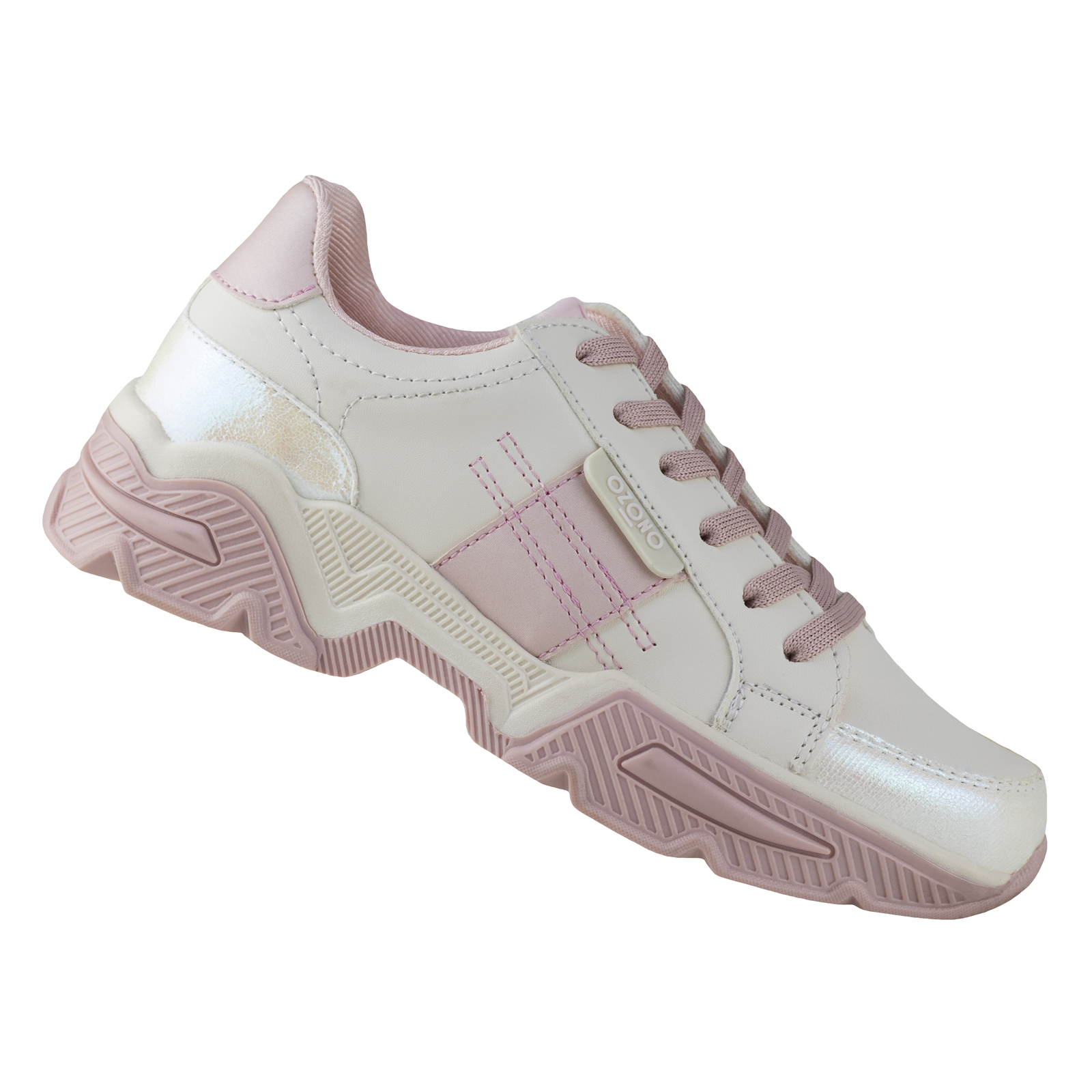Tenis Urbano Rosa De Plataforma Mujer Capa De Ozono 651401