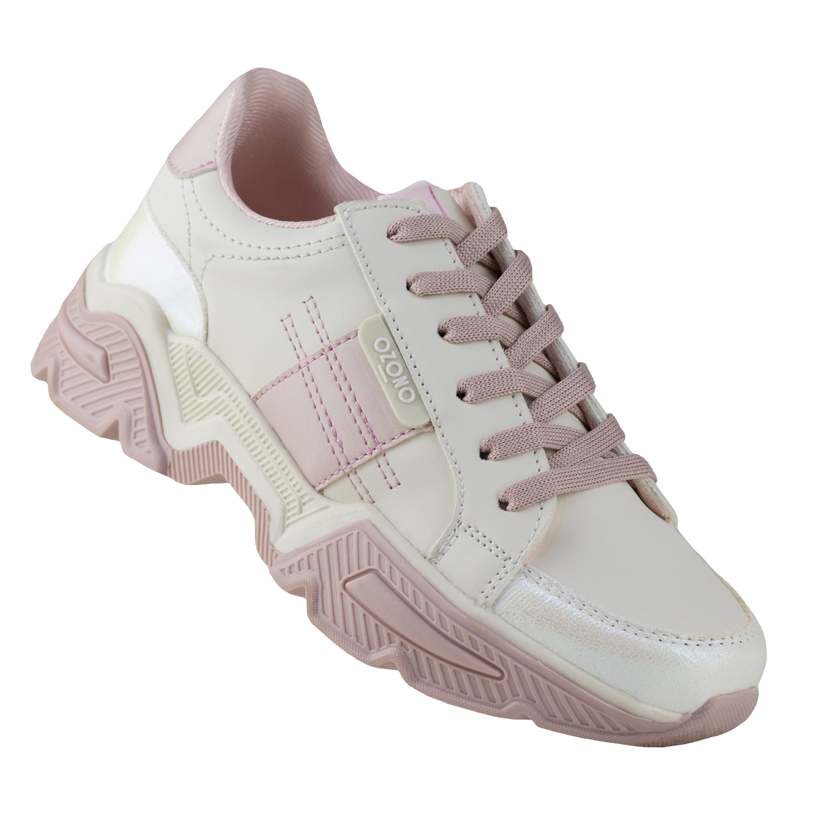 Tenis Urbano Rosa De Plataforma Mujer Capa De Ozono 651401