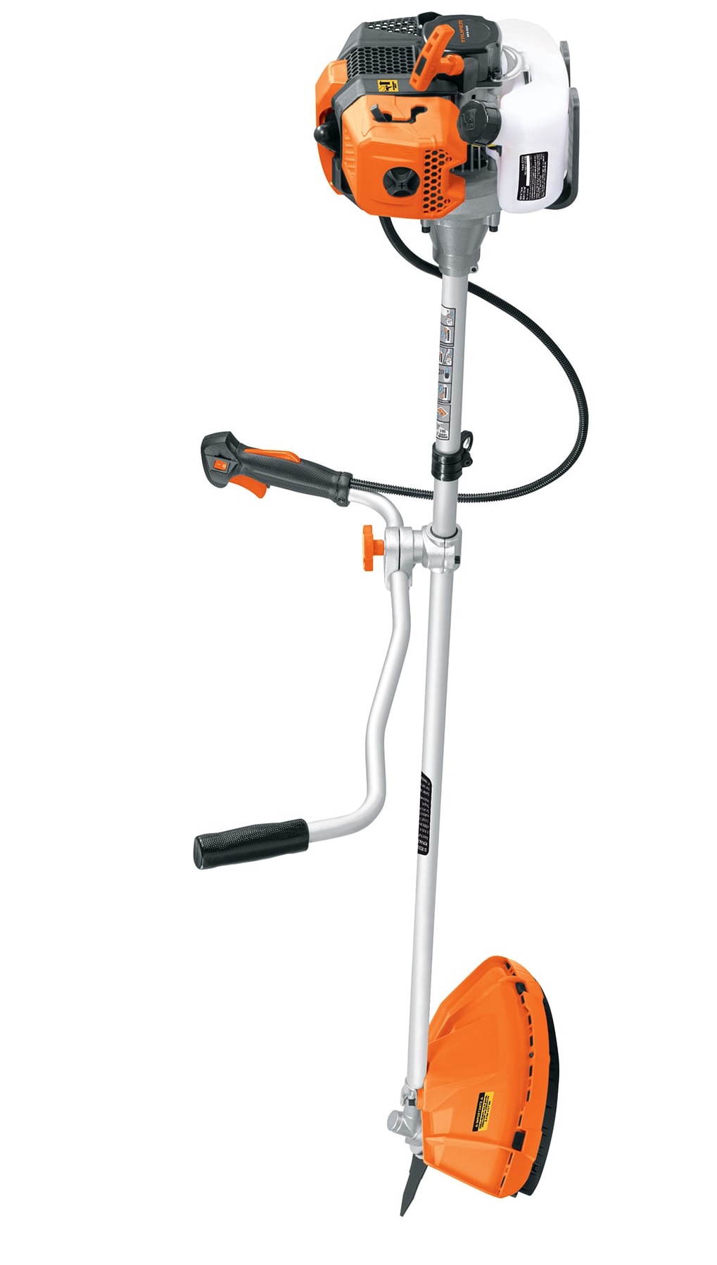 Desbrozadora con cuchillas para cesped y malesa, desmalezadora a gasolina 52cc.