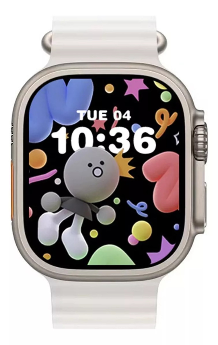 Reloj Smartwatch Mt78 Ultra Fralugio Nfc Hr Bp Spo2 Brújula