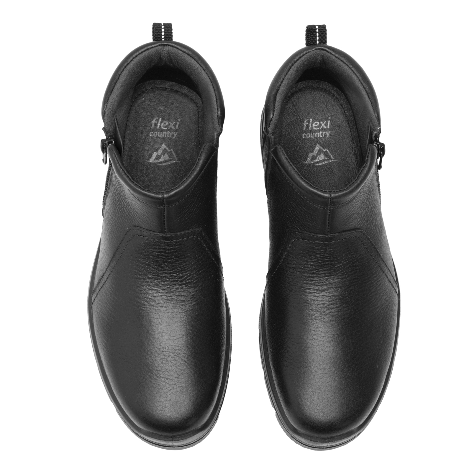 Botines Flexi Para Mujer Negro Piel Urbanos 116805 Original