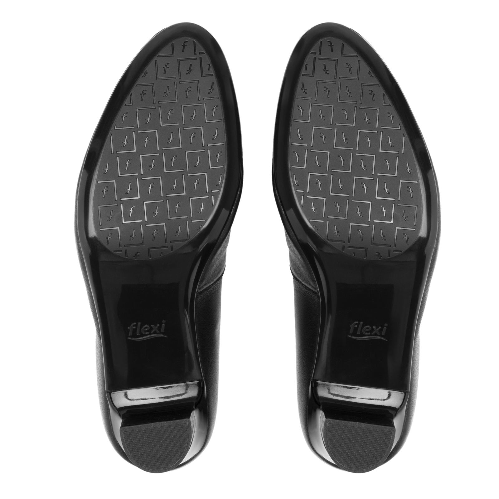 Zapato De Tacon Mujer Flexi Negro 124401 Moderno Livianos