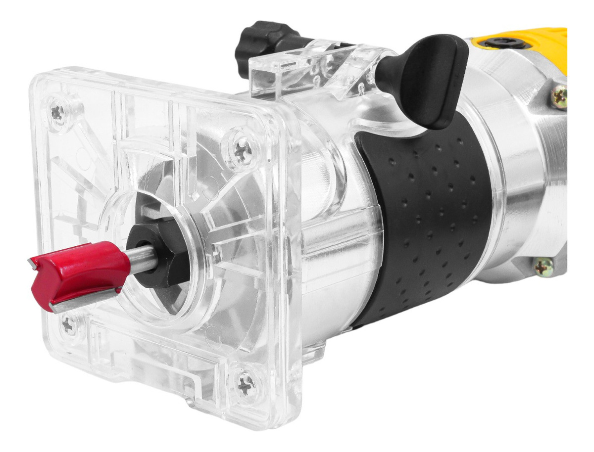 Router Madera 800 W Recortadora Rebajadora + 15 Fresas