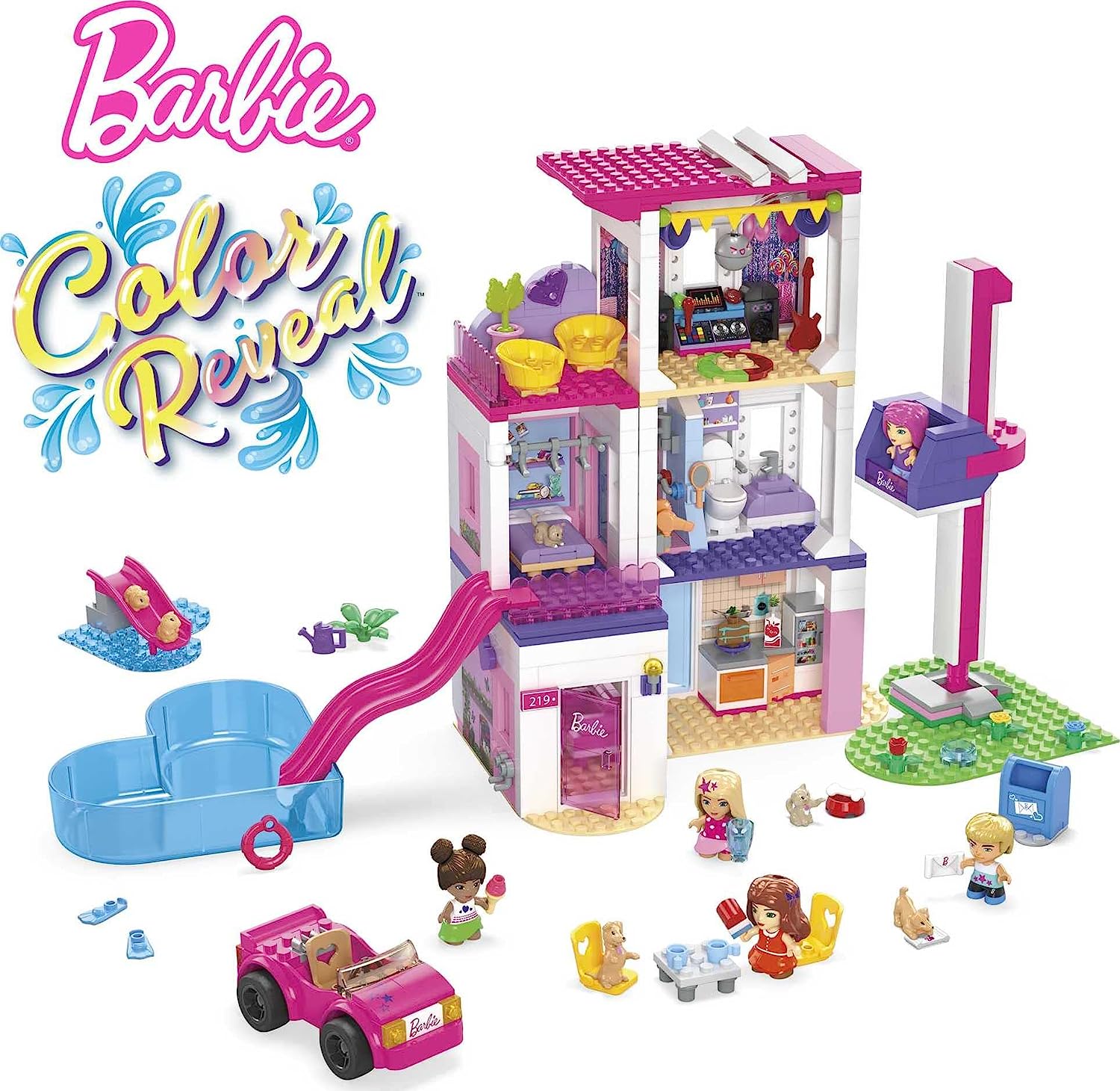 MEGA Barbie Color Reveal Casa de los Sueños