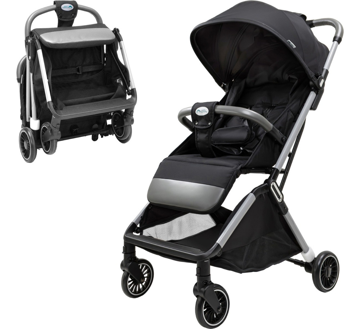 Carriola Para Bebe Plegable Tipo Baston Bidireccional