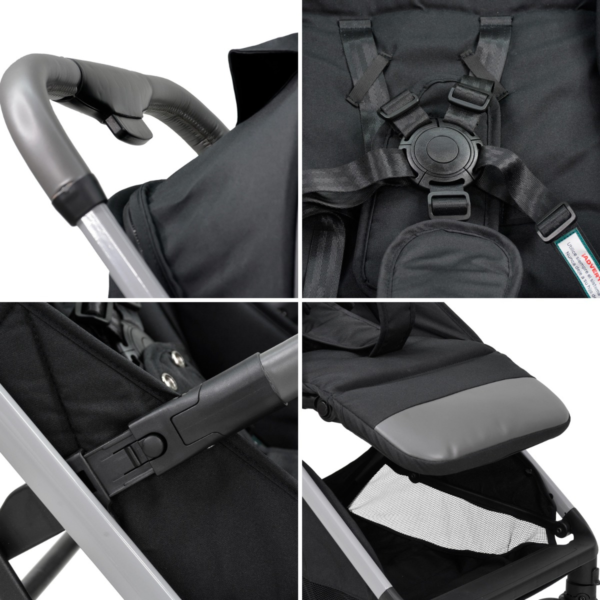 Carriola Para Bebe Plegable Tipo Baston Bidireccional