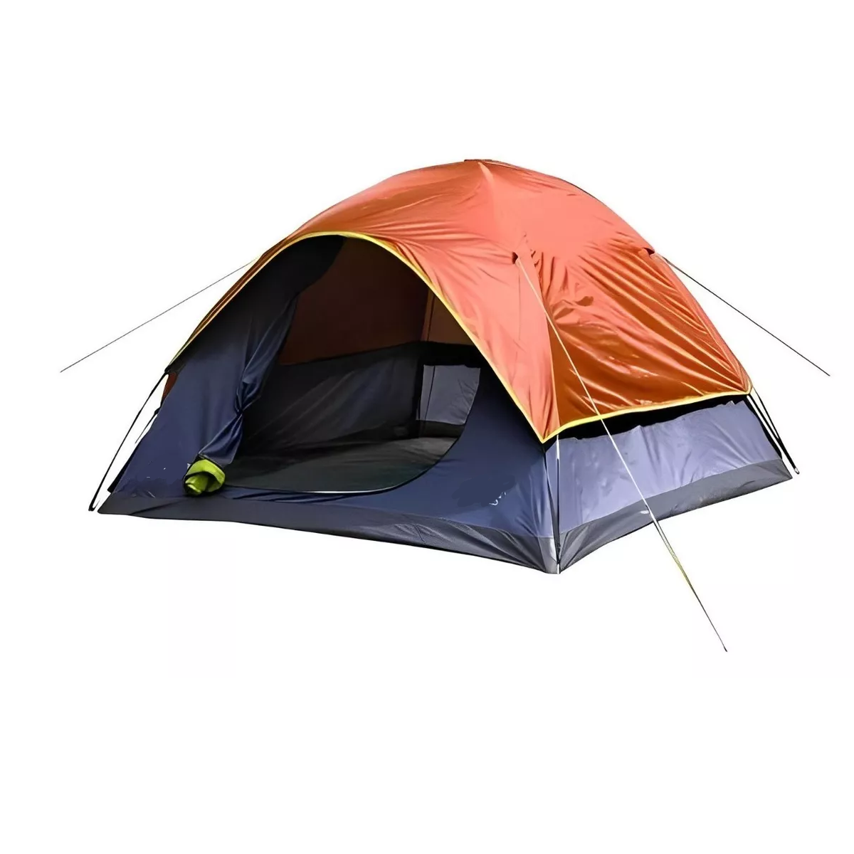 Tienda Casa Campaña Selva 4 Personas Gris/naranja