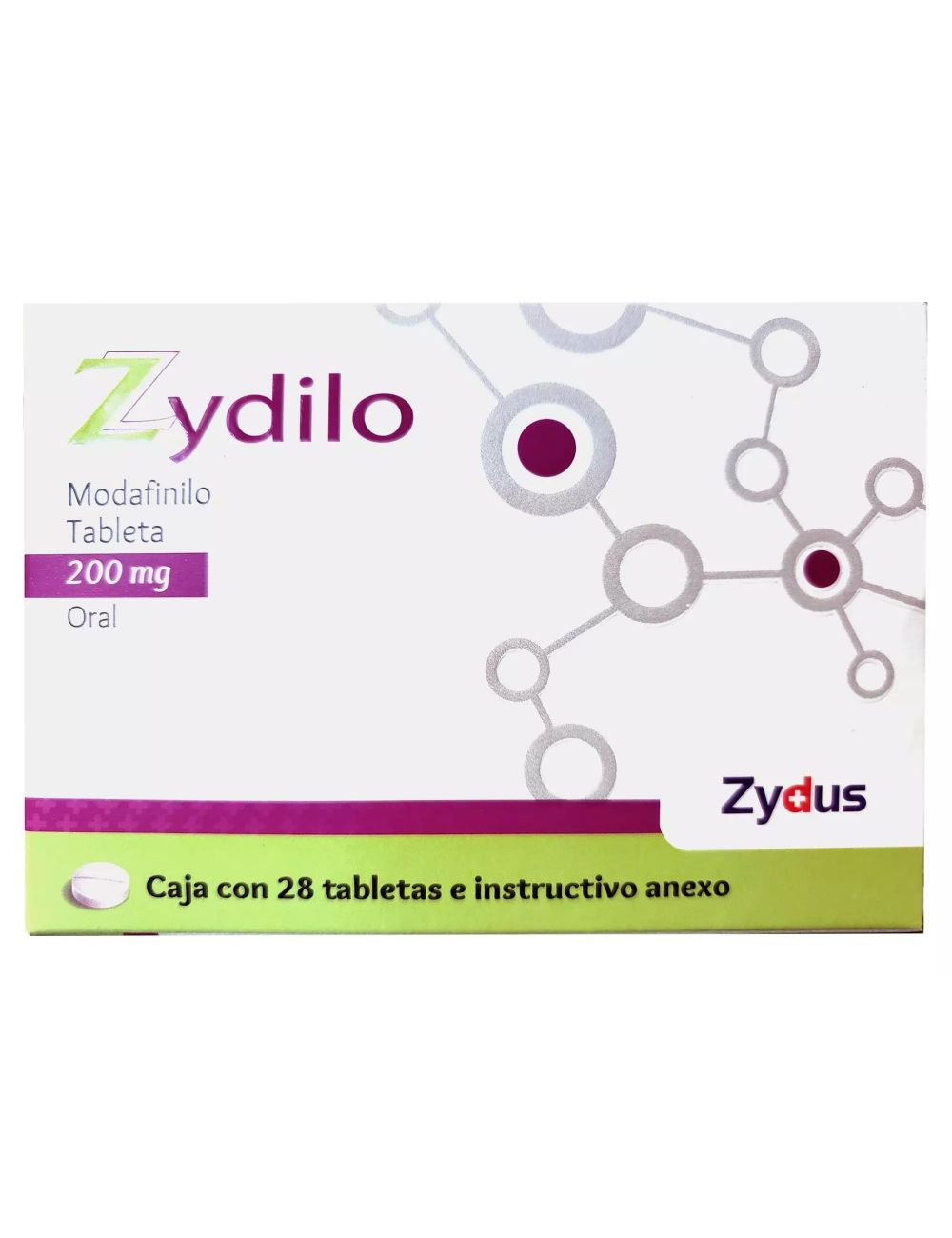 Zydilo 28 Tabletas Caja Modafinilo 200 MG