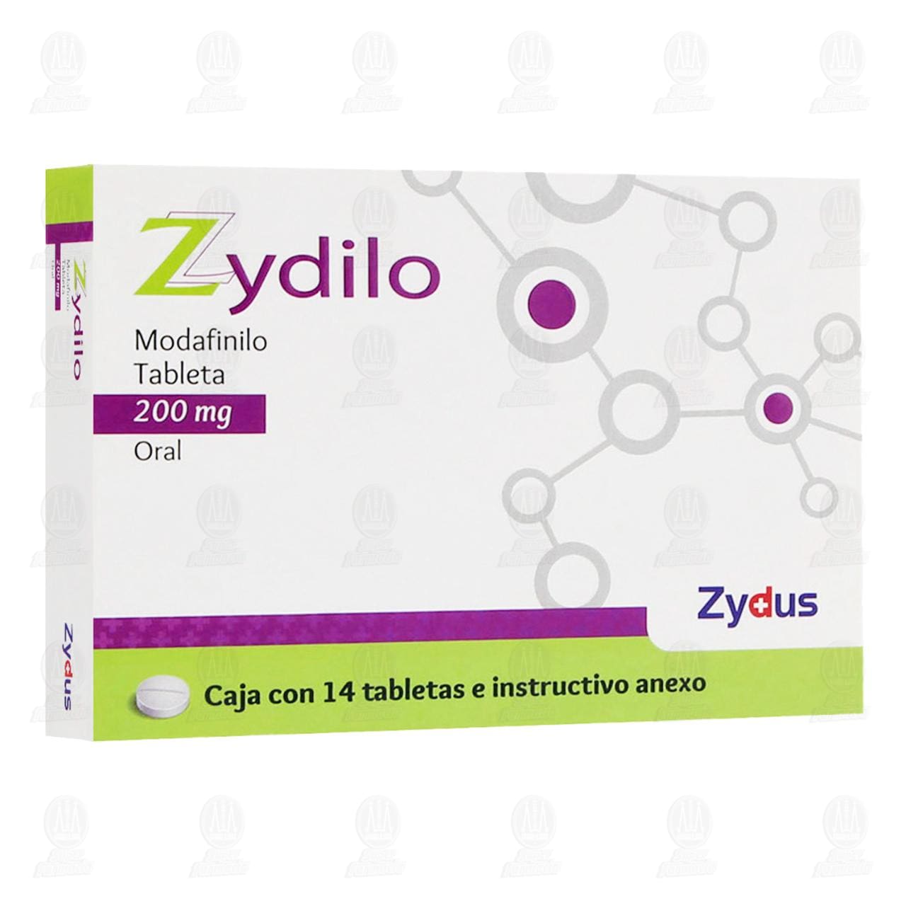 Zydilo 14 Tabletas Caja Modafinilo 200 MG