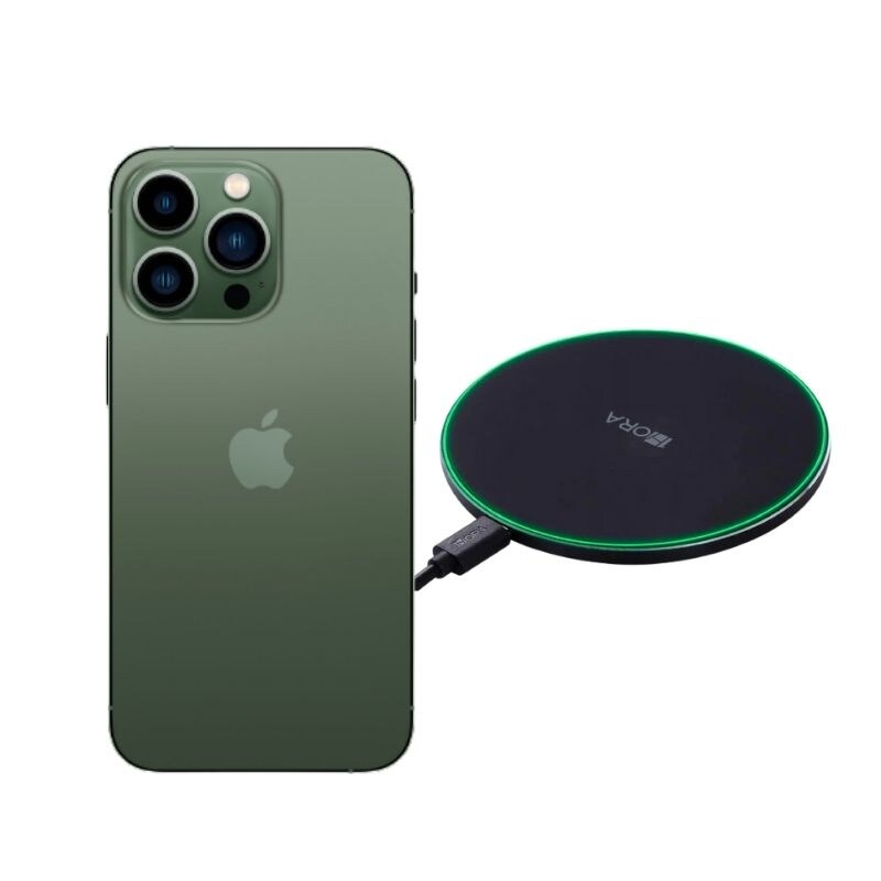 Celular Iphone 13 Pro 128gb Color Verde Reacondicionado + Cargador Genérico