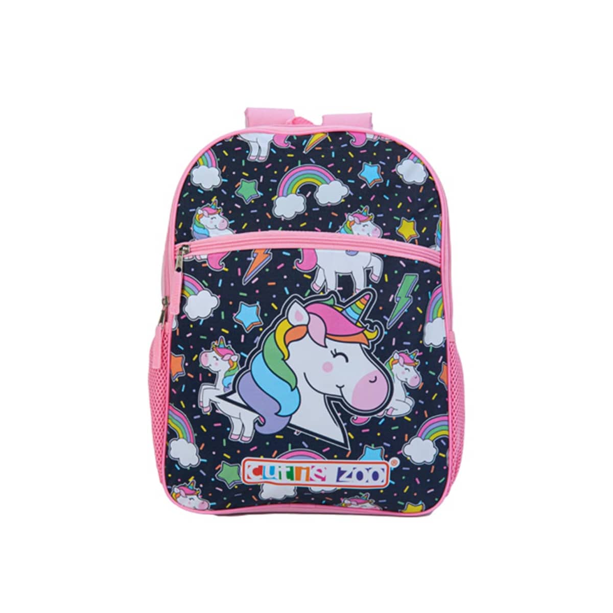 Mochila escolar para niña marca Cutie Zoo, multicolor, con unicornios, mod. 1088191