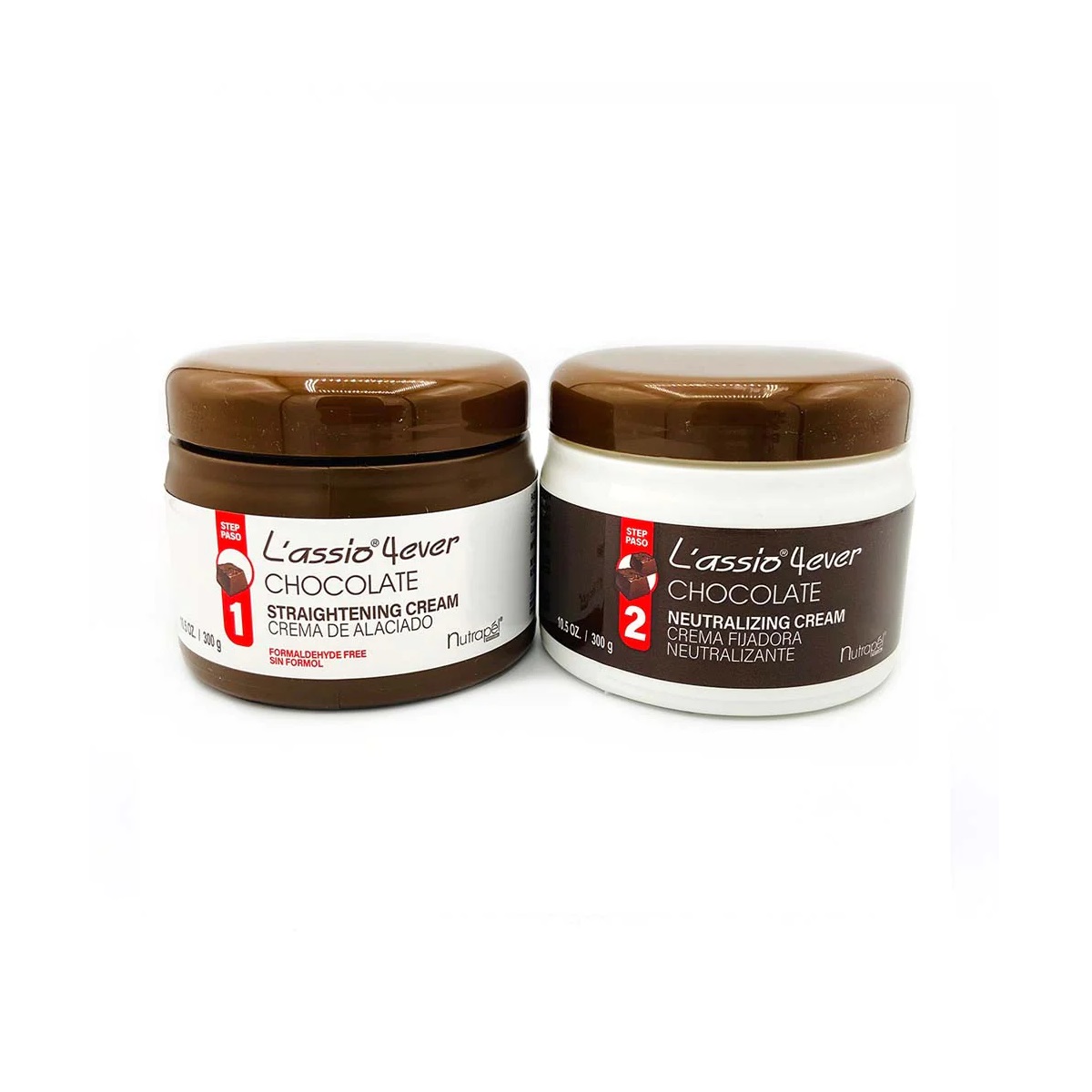 Kit de Keratina Chocolate Lassio 4ever Nutrapel 300g