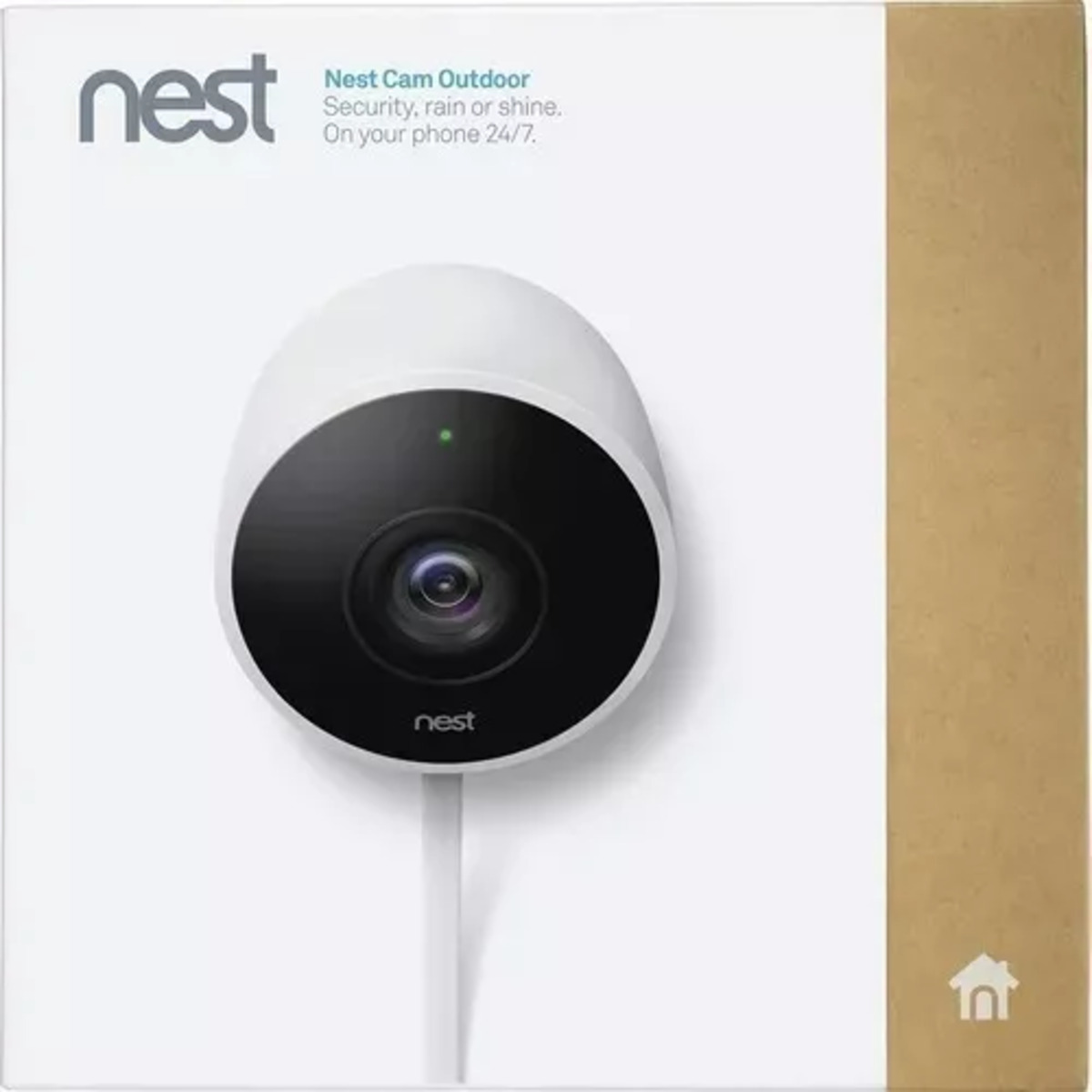 Cámara de seguridad Google NC2100ES Nest Cam 3 MP resistente a la intemperie para exteriores