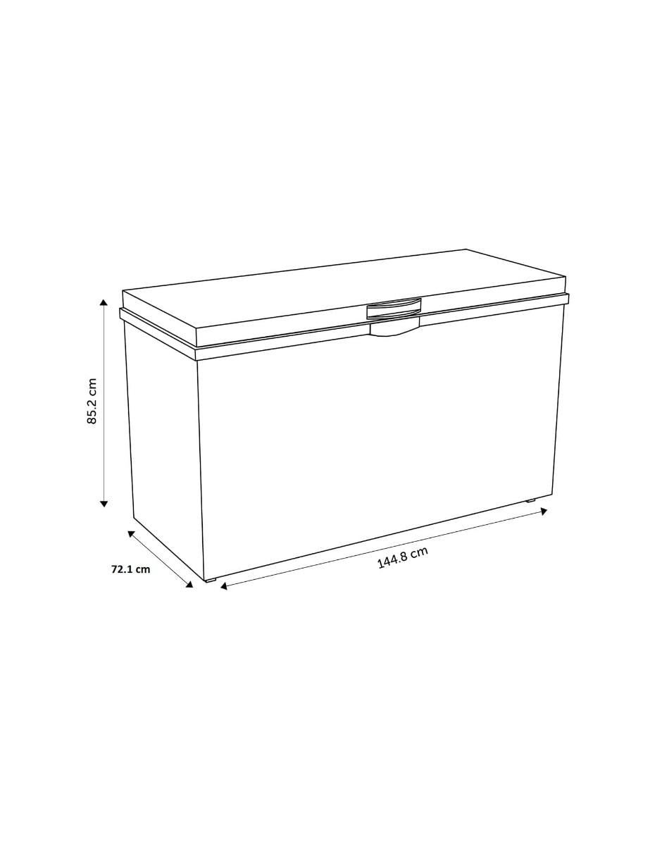 Congelador horizontal HISENSE mod. FC15D6BWX 15p3