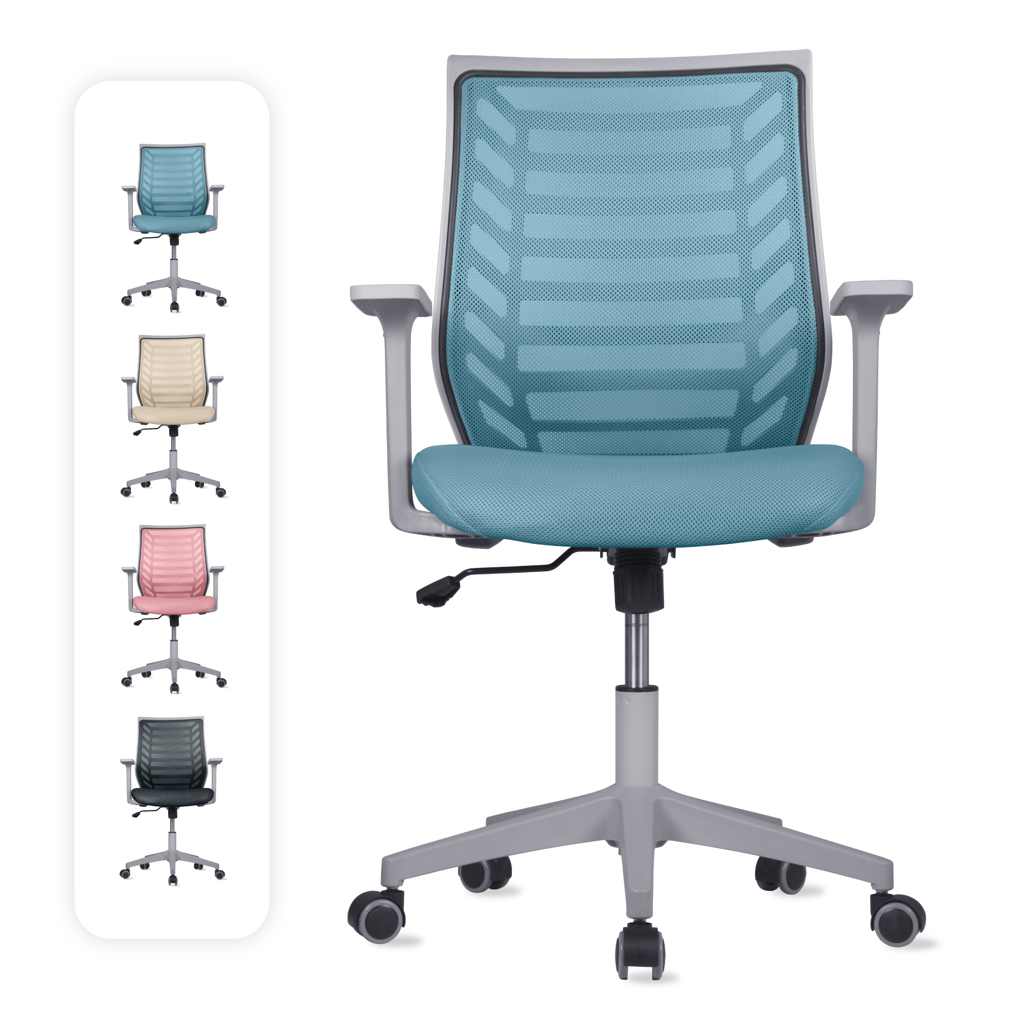 Silla de Escritorio Premium Modelo Estelar Magma Life (Azul Cerúleo)