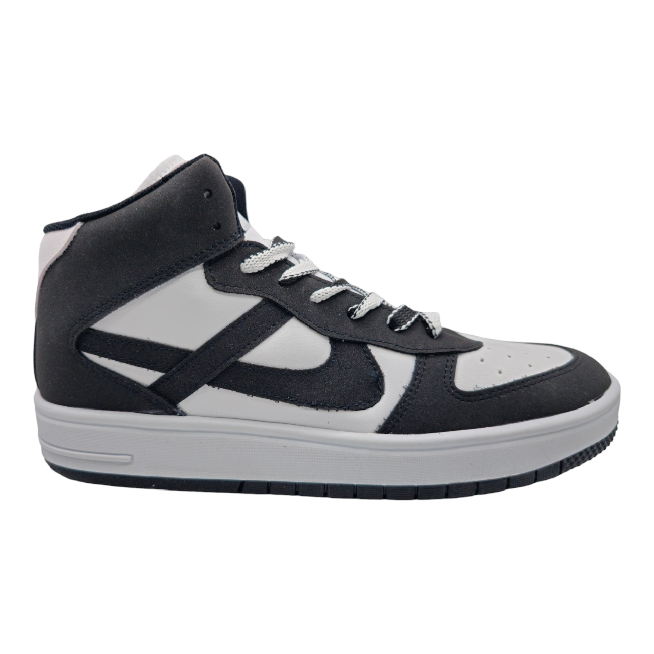 Tenis Panam Bota Meztli Sombra Negro/Blanco