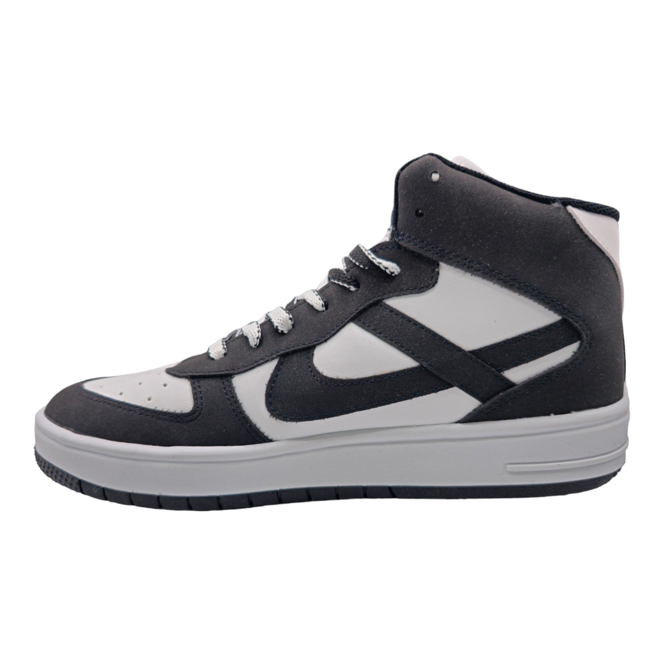 Tenis Panam Bota Meztli Sombra Negro/Blanco