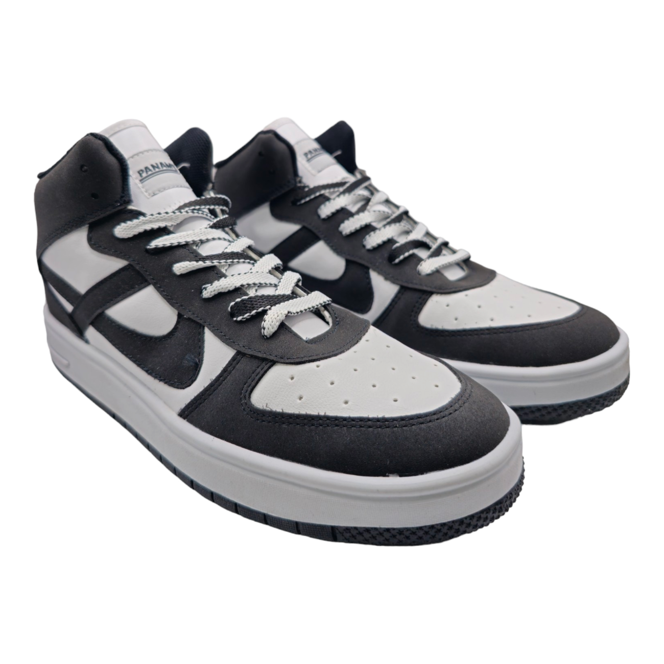 Tenis Panam Bota Meztli Sombra Negro/Blanco