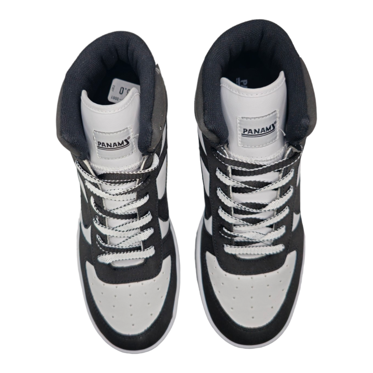 Tenis Panam Bota Meztli Sombra Negro/Blanco