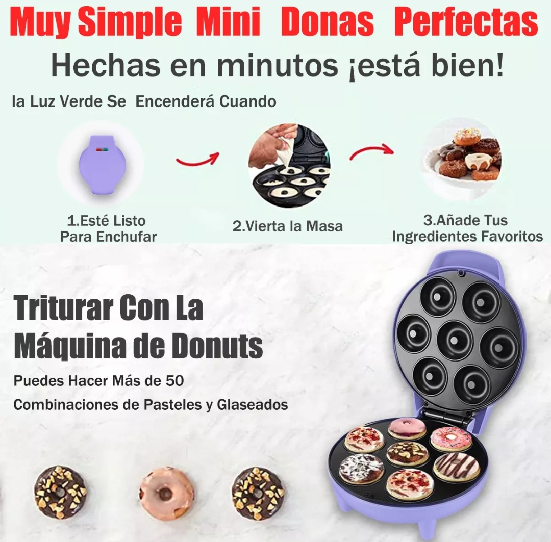 Maquinas Freidora Para Hacer Mini Donas Base Para Donitas