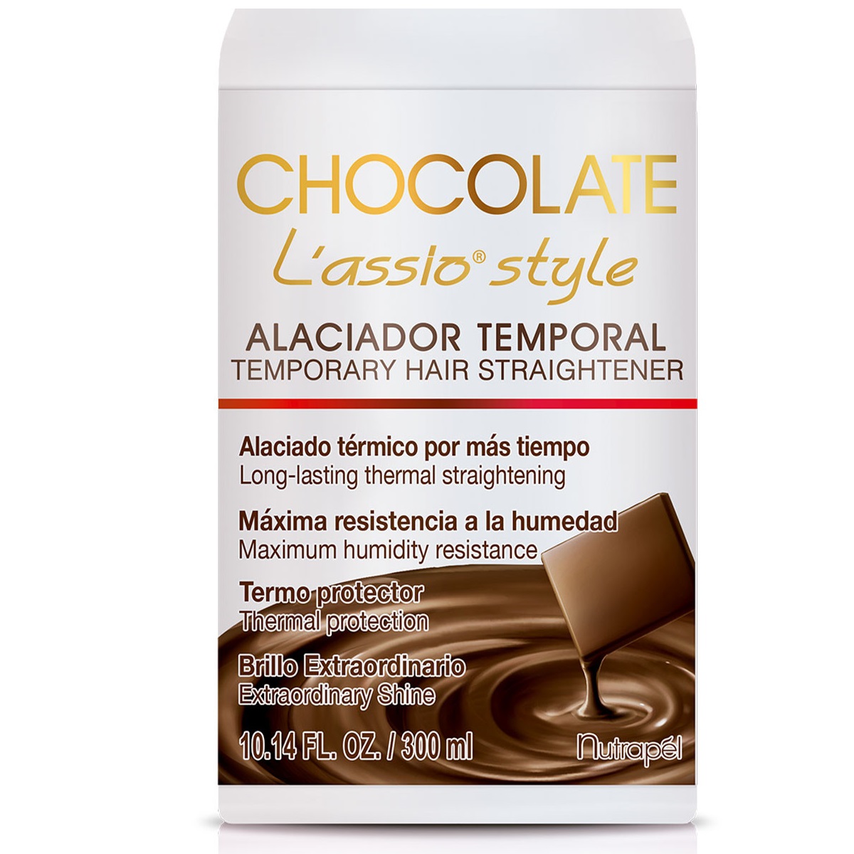 Shampoo Nutrapel Chocolate Alaciado Temporal Alaciado Temporal