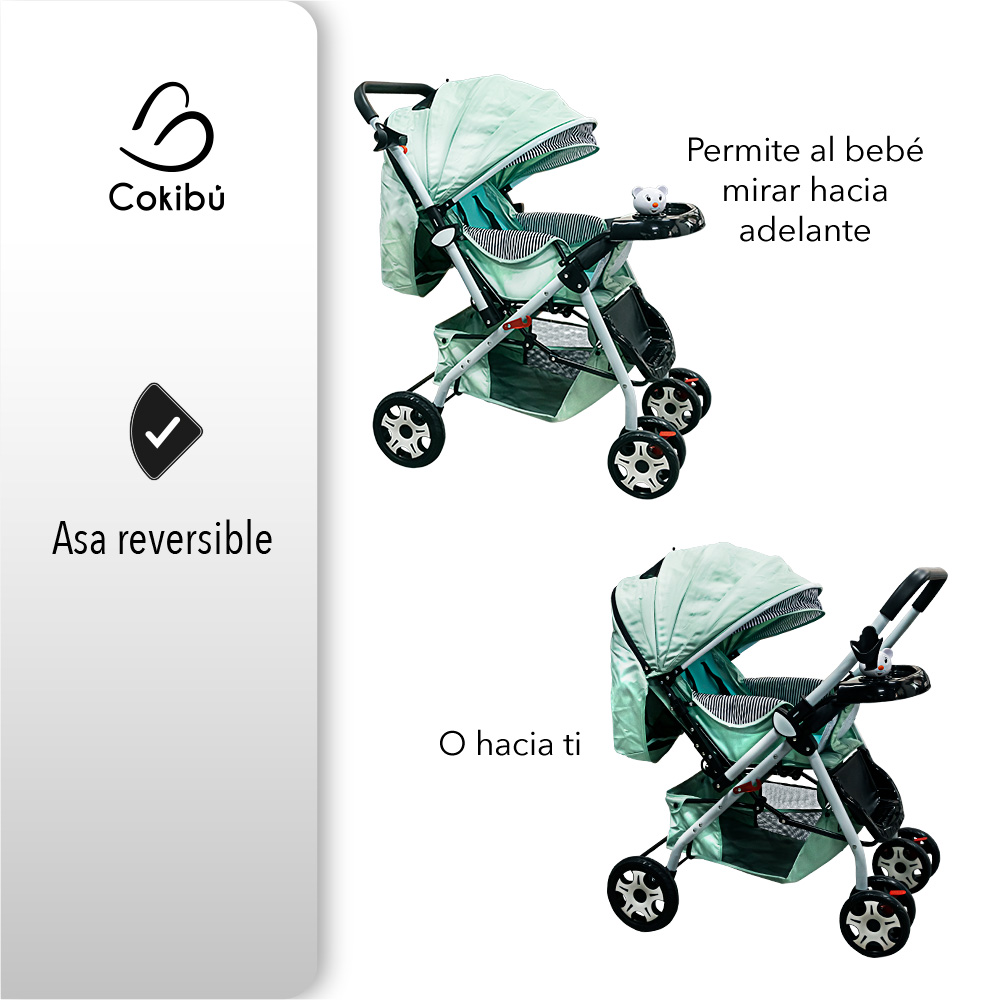 CARRIOLA DE BEBÉ PLEGABLE MENTA