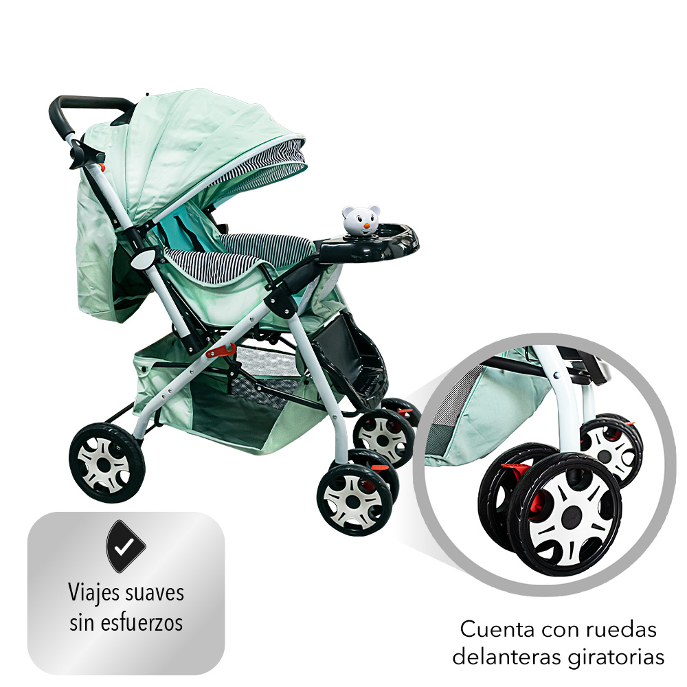 CARRIOLA DE BEBÉ PLEGABLE MENTA
