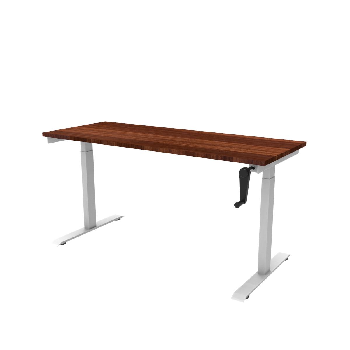 Escritorio de Altura Ajustable Mecanismo Manual / Tablero 120x60 cm