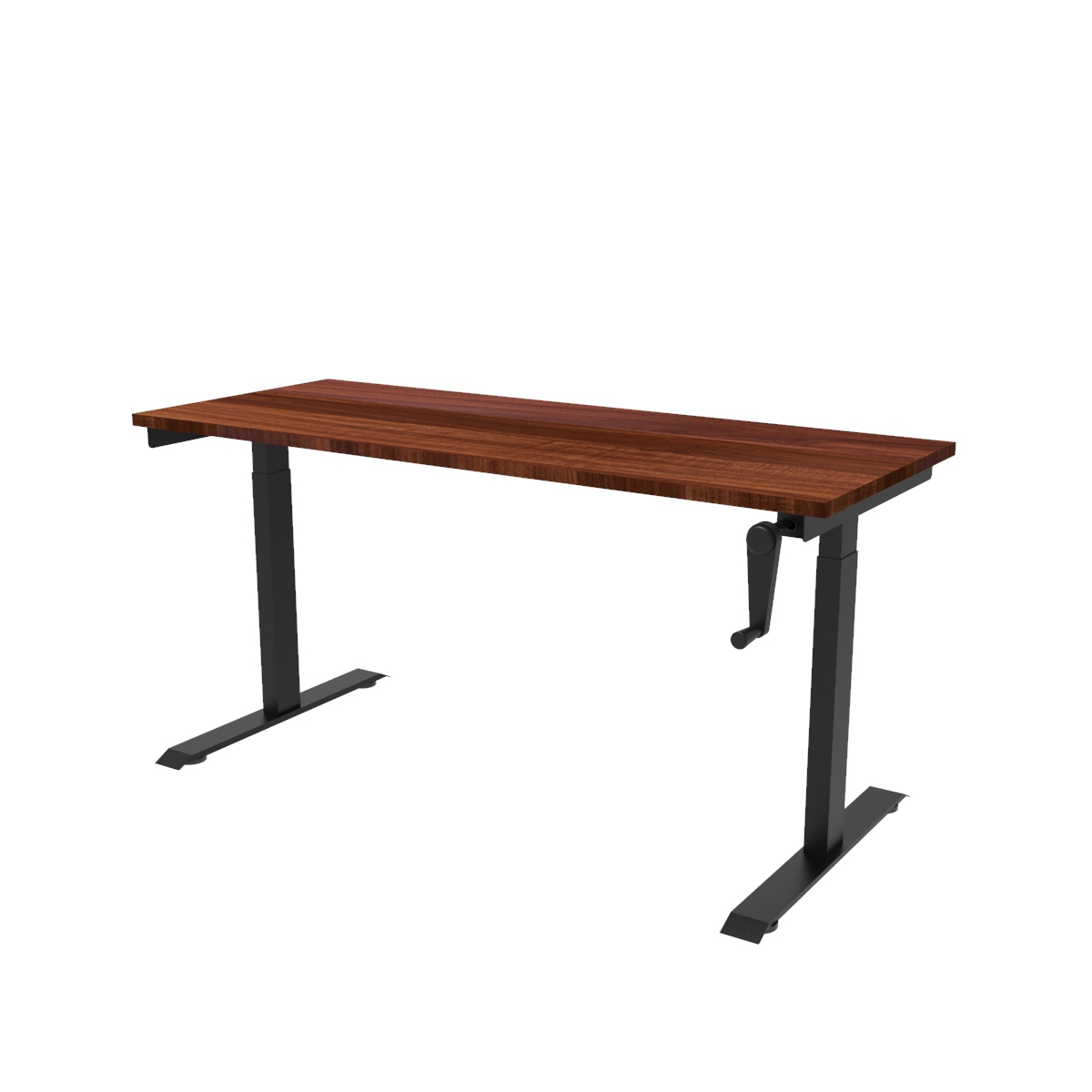 Escritorio de Altura Ajustable Mecanismo Manual / Tablero 120x60 cm