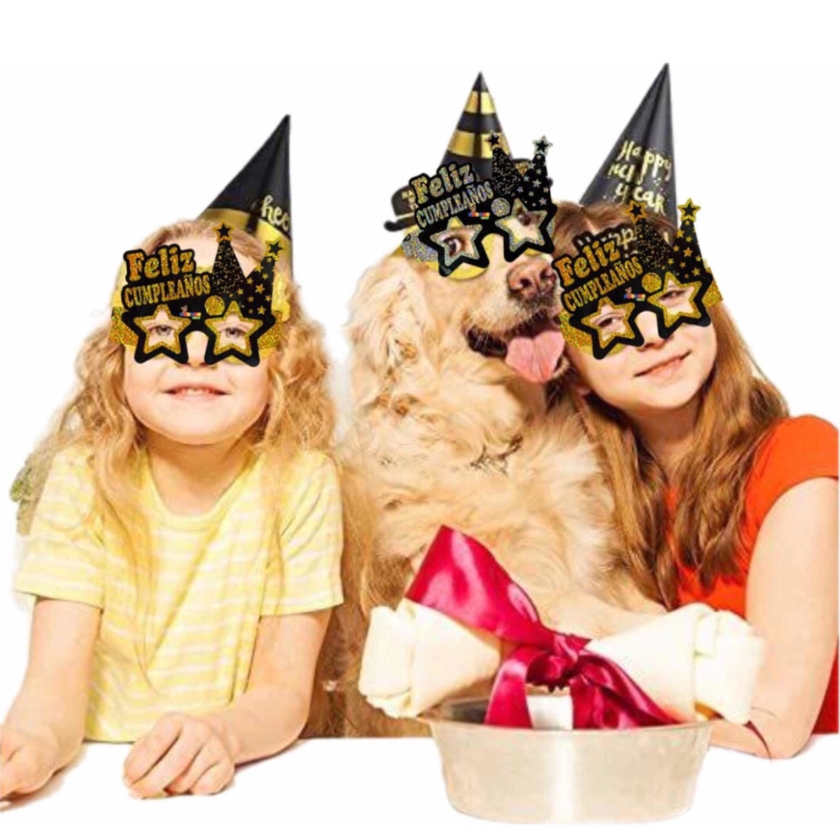  VGSEBA Gafas de cumpleaños, 2 pares de divertidas gafas de  fiesta de cumpleaños para accesorios de cabina de fotos para niños,  adultos, suministros de fiesta y decoraciones de feliz cumpleaños 