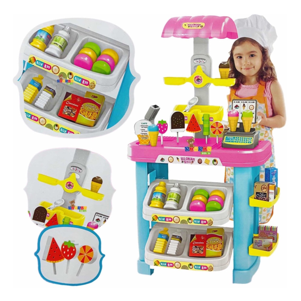 Cocina Super Mercado Helado Juguete Ice Cream Store