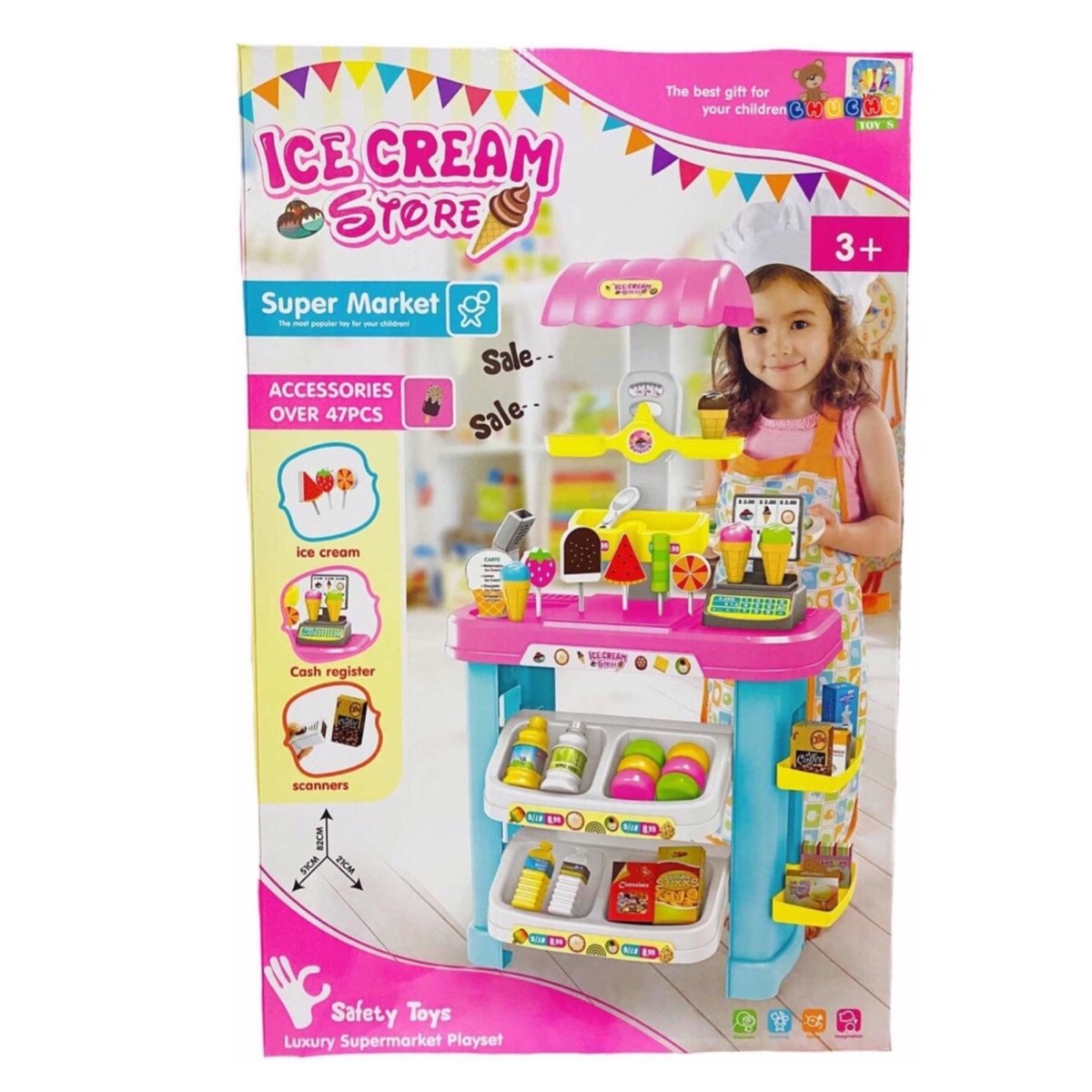 Cocina Super Mercado Helado Juguete Ice Cream Store