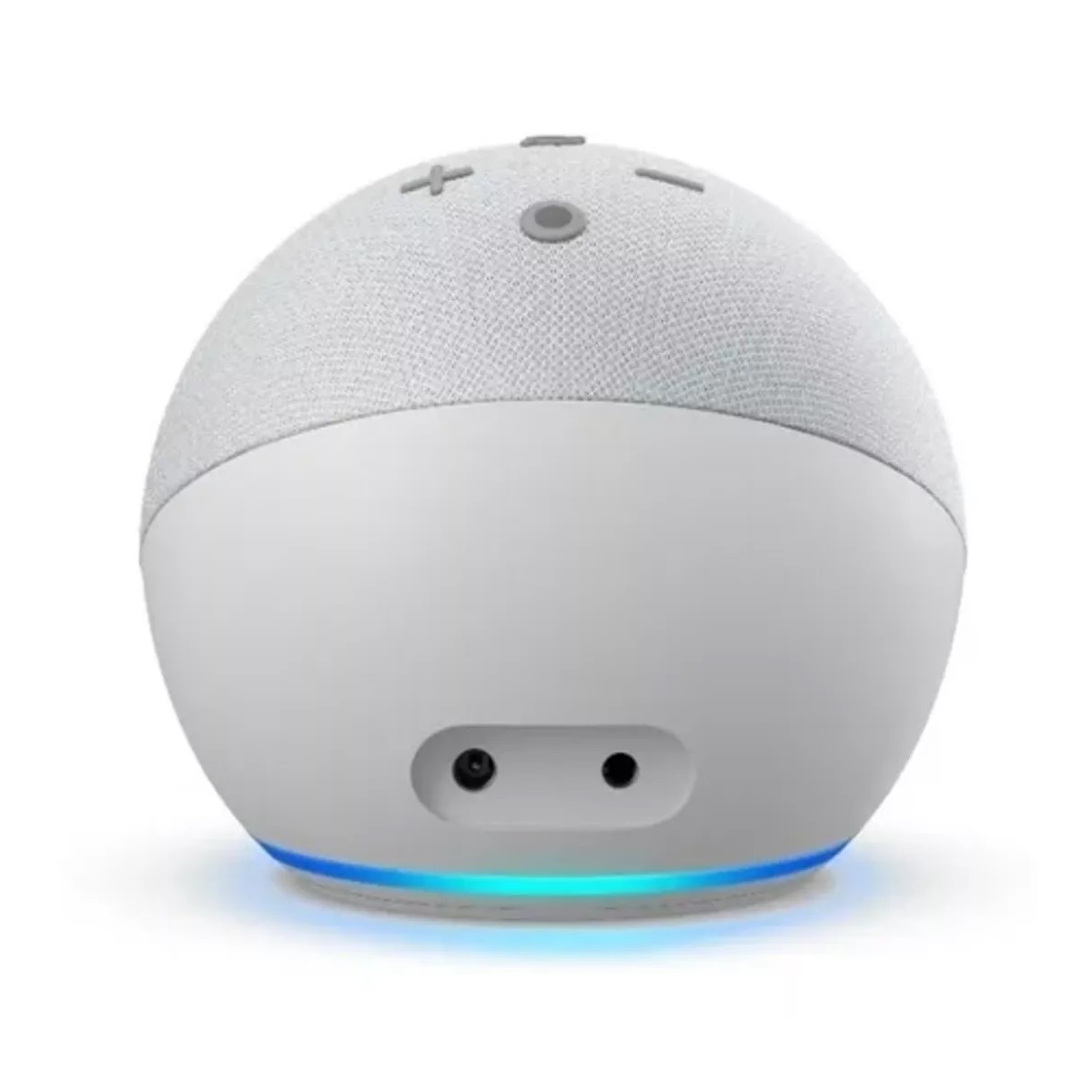 Amazon Alexa Echo Dot 4th Gen Con Reloj Asistente Virtual, Pantalla Integrada Color Glacier White 110V/240V