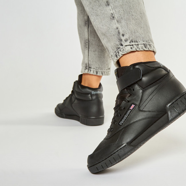 Tenis Reebok Ex-O-Fit Hi Bota Hombre Piel Genuina Retro Clásico Original