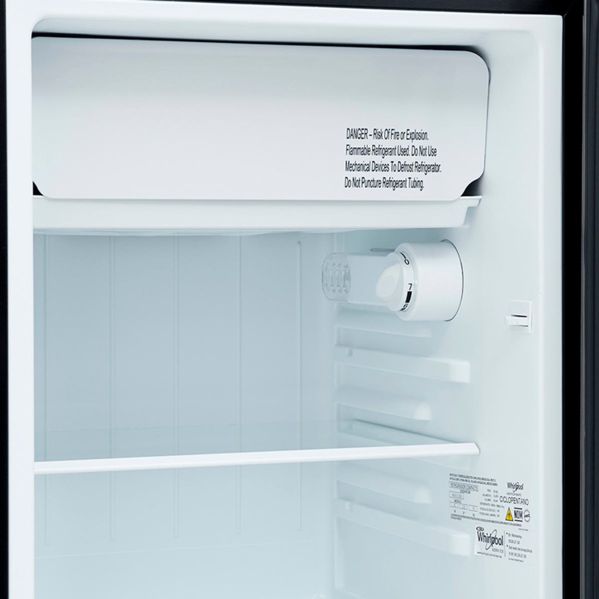 Frigobar Whirlpool 4 Pies Cúbicos Acero Inox. 