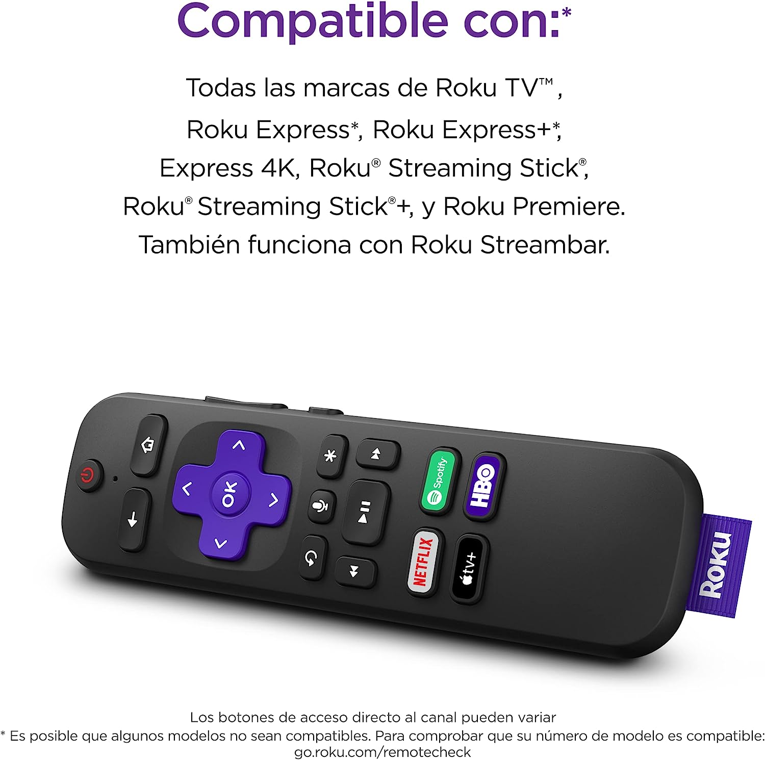 Roku Control Remoto De Voz - Game Center