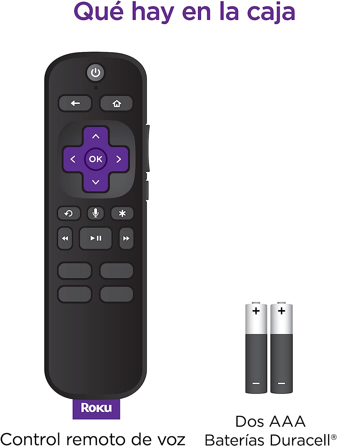 Roku Control Remoto De Voz - Game Center