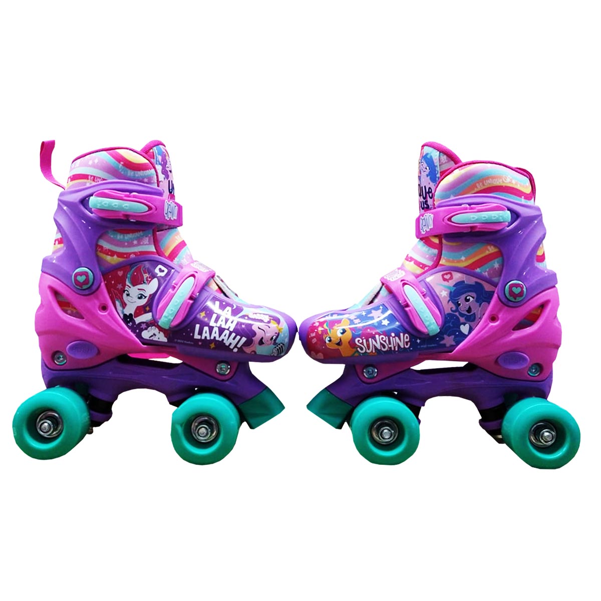 Patines para niños 4 Ruedas My Little Pony 19 a 21 cm Morado