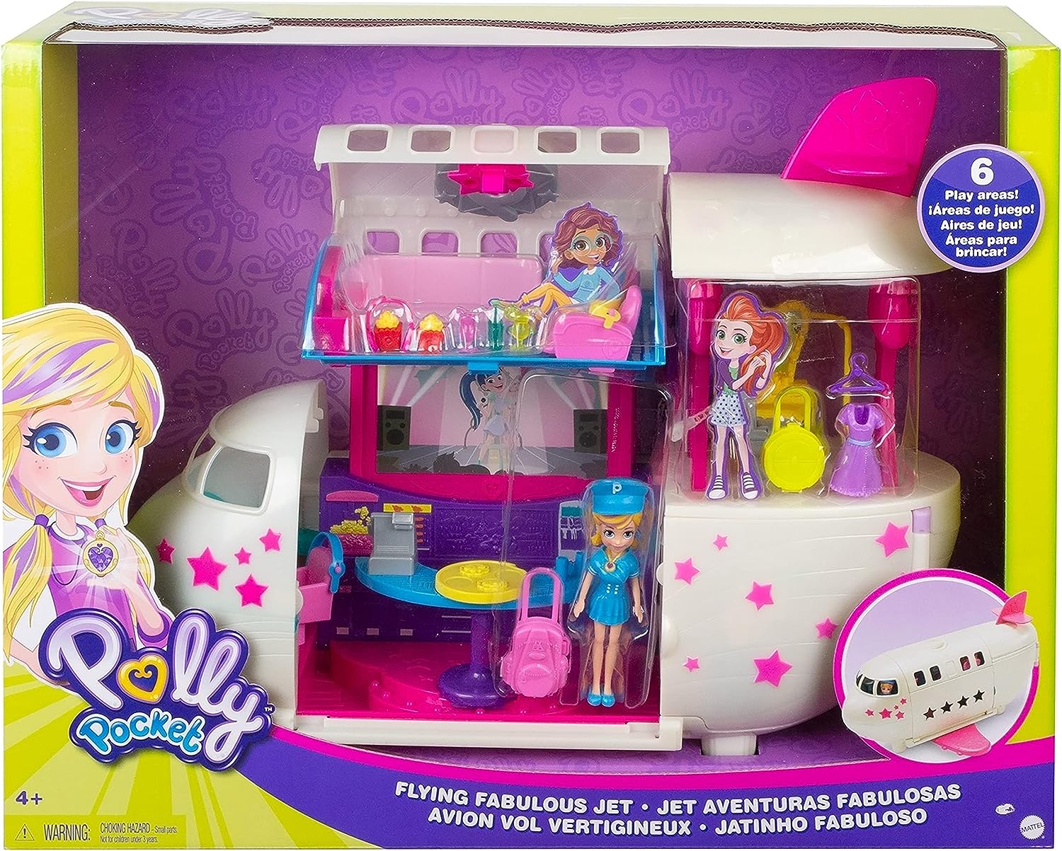 Polly Pocket Muñeca Jet Aventuras Fabulosas