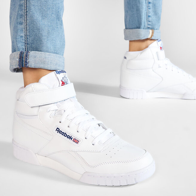 Tenis Reebok Ex-O-Fit Hi Bota Hombre Piel Genuina Clásico Original