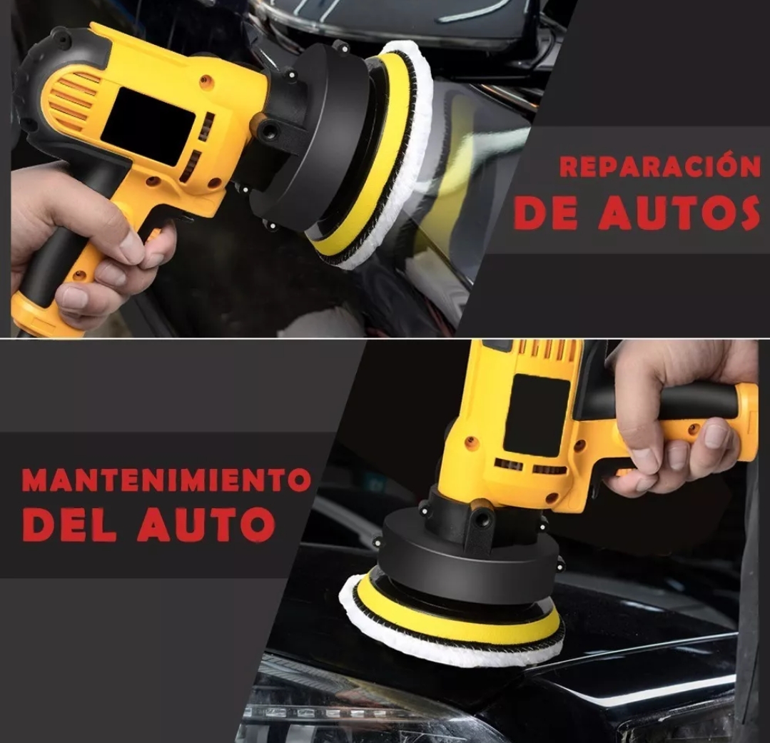 Kit Lijadora Neumatica Orbital Aire Autos Automotriz Madera