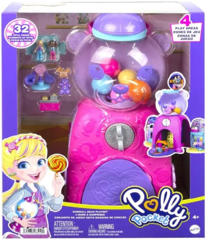 Polly Pocket Máquina de Dulces de Osito
