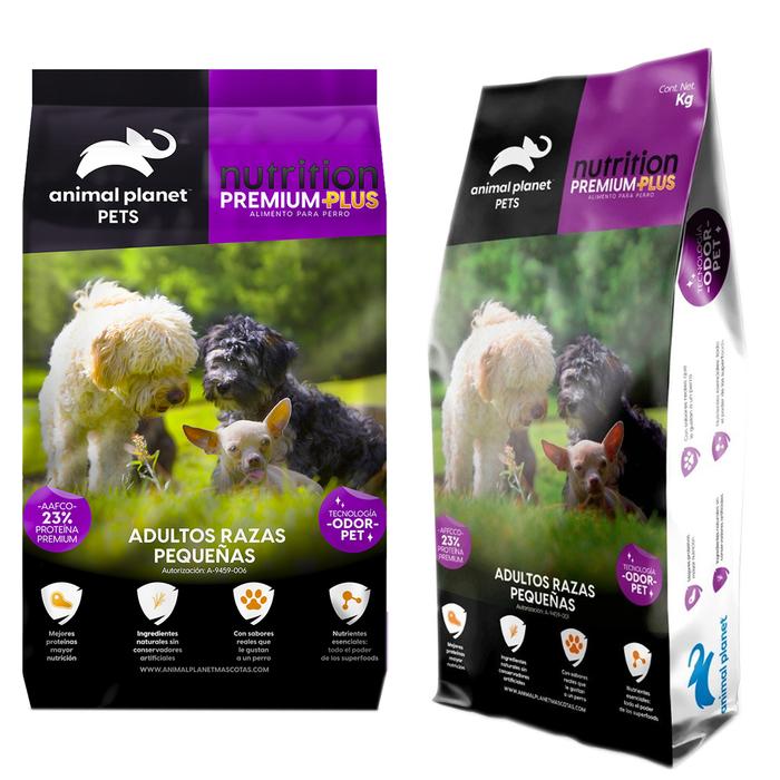 Croquetas para Perro Adulto Pequeño MXRPZ-001-4 2 Kg Croquetas Perro Adulto Raza Pequeña, Animal Planet Nutrition Adulto Razas Pequeñas