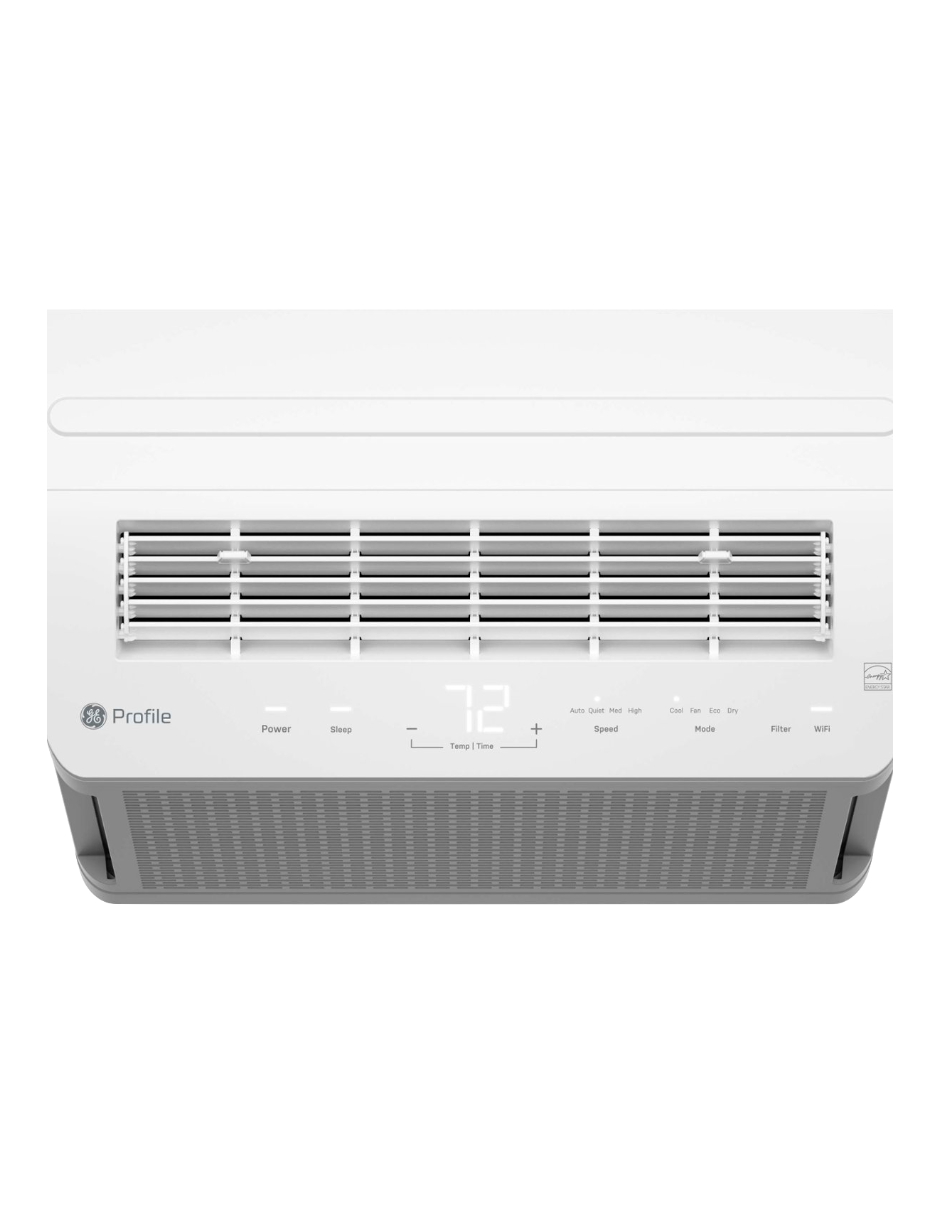 GE Profile - ClearView 350 sq. ft. 8,300 BTU Smart Ultra Quiet Window Air Conditioner